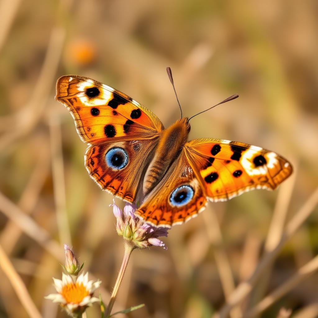 American Lady butterfly representing the Native and Natural collection