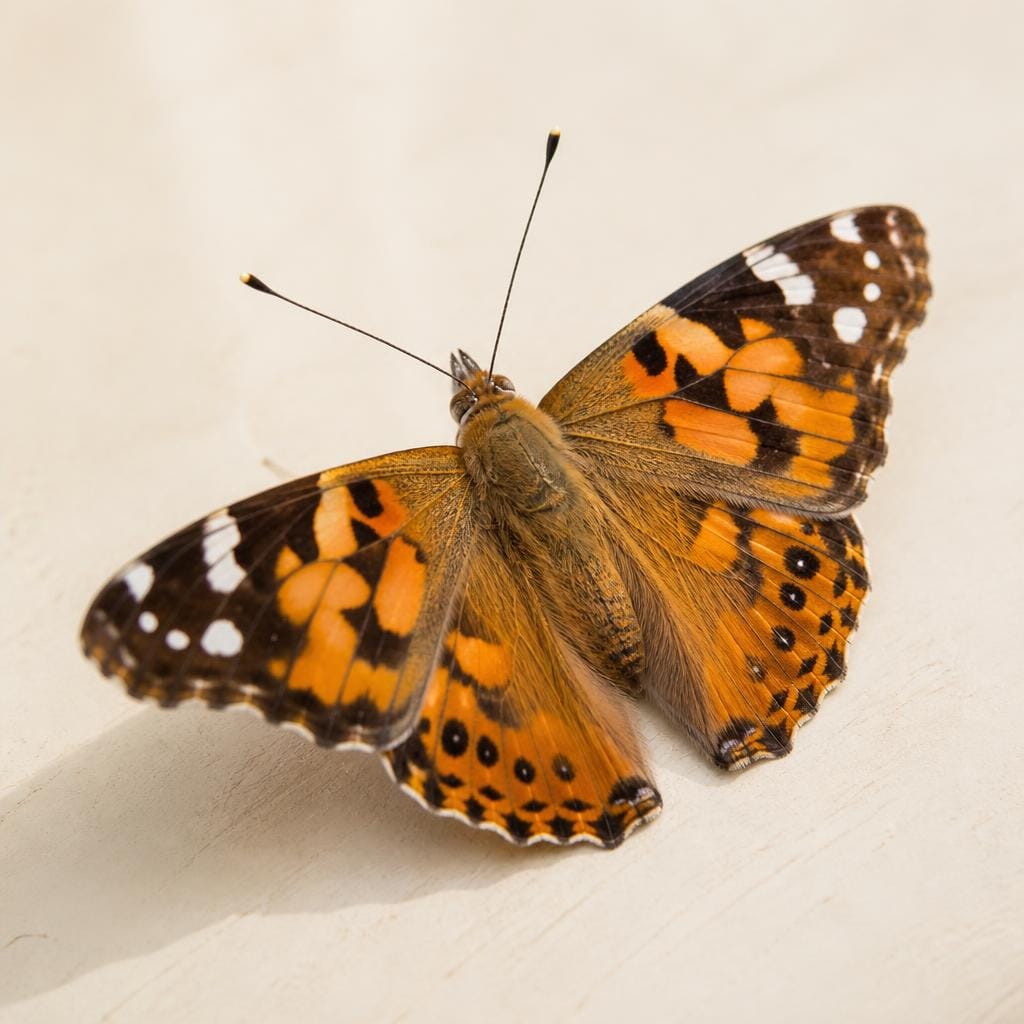Painted Lady butterfly representing the Special Orders, Coming Soon collection