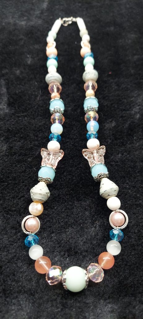 Beach Butterflies Necklace view 2