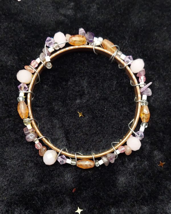 Just Peachy Bangle Bracelet